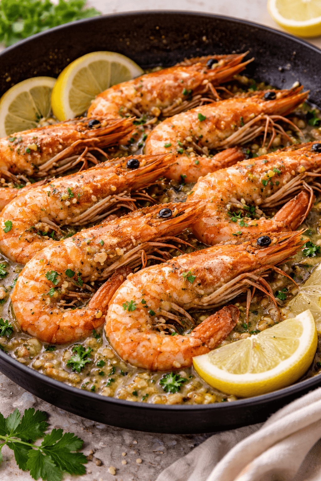 Hawaiian Garlic Shrimp