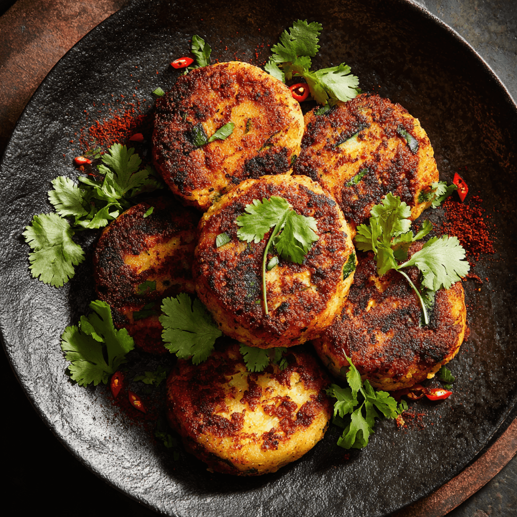 Aloo Tikki (Spiced Potato Patties)